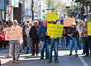 Protestan en Toluca por falta de agua