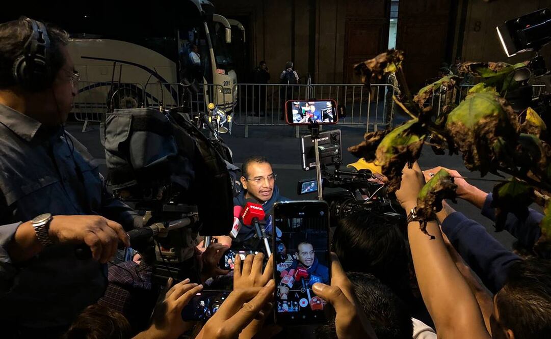 Vidulfo Rosales, abogado de los padres de los 43 normalistas de Ayotzinapa. Foto: Diego Simón Sánchez / EL UNIVERSAL