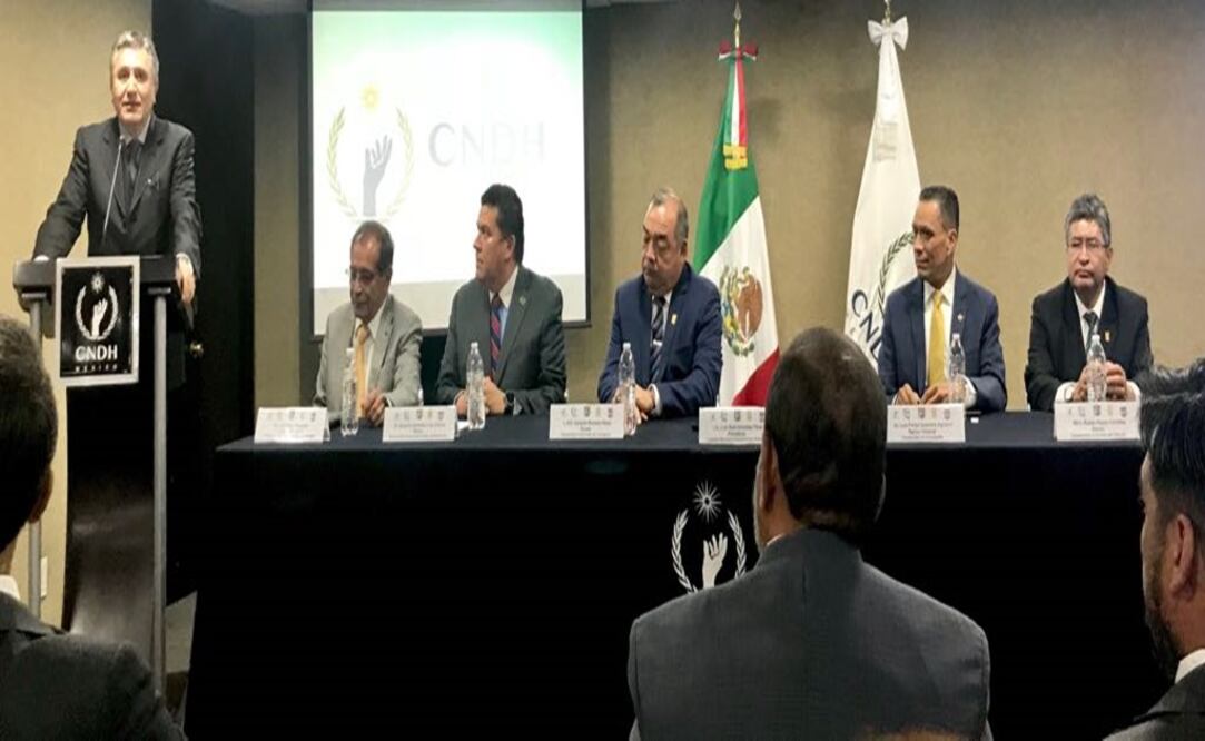 Fotografía tomada del Twitter @CNDH