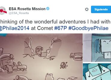 La sonda Rosetta le dice "Goodbye" al módulo Philae