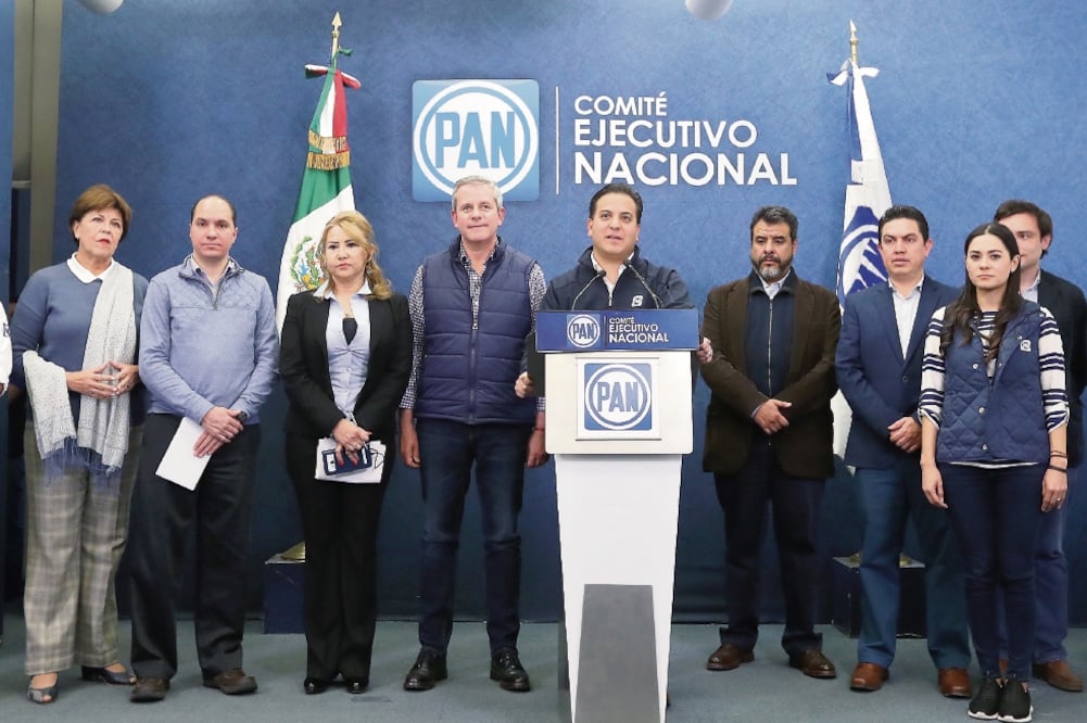 En conferencia de prensa, el presidente nacional del PAN, Damián Zepeda, informó que los tres estados que más participación tuvieron en la elección interna fueron Veracruz, Tamaulipas y el Estado de México (BERENICE FREGOSO. EL UNIVERSAL)