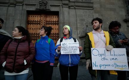 “¡No vivimos de aplausos!”: artistas