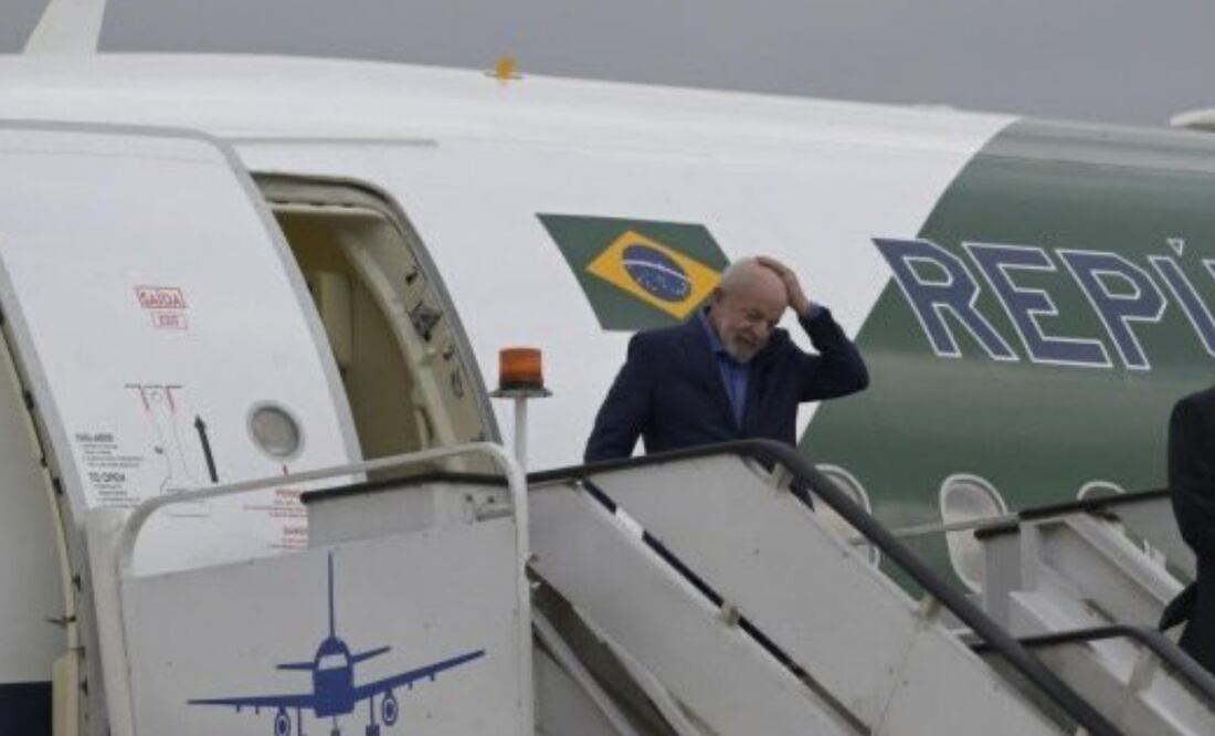 El avión en el que viajaba el presidente de Brasil, Luiz Inácio Lula da Silva, tuvo un problema técnico después de despegar de la Ciudad de México y tuvo que regresar al aeropuerto. Foto: X @Enel_Aire
