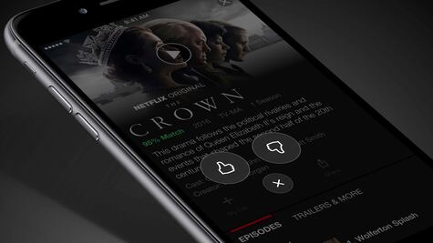Netflix cambia las estrellas por los pulgares