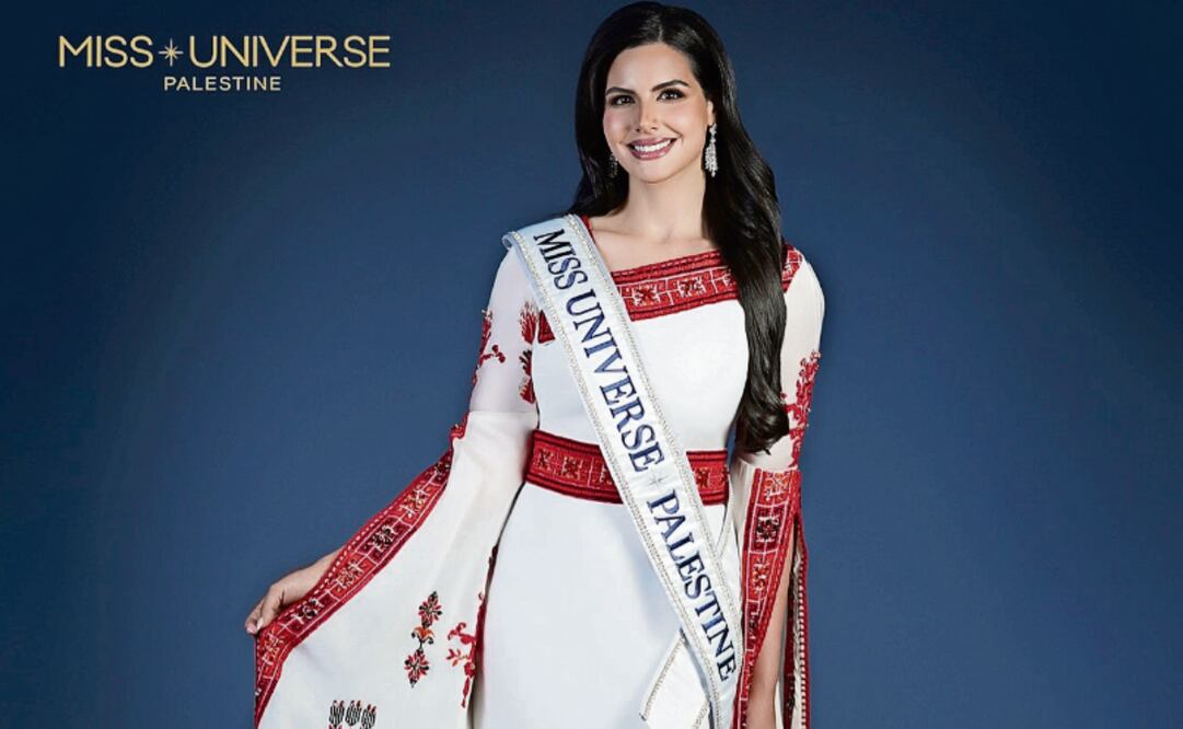 Nadeen Ayoub tiene 27 años y fue coronada Miss Palestina en 2022. Foto: Instagram