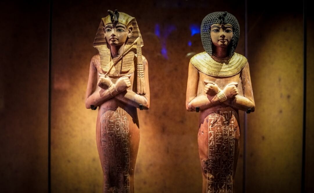 “Tesoros del faraón dorado Tutankamón” reune 166 objetos del faraón. Foto: Twitter / Mayor Eric Garcetti