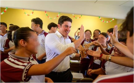 Samuel García anuncia inversión de mil 500 mdp para construir nuevos plantes educativos en NL