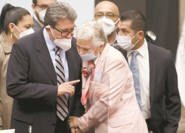 Revocación de Mandato divide a Monreal y a Olga Sánchez