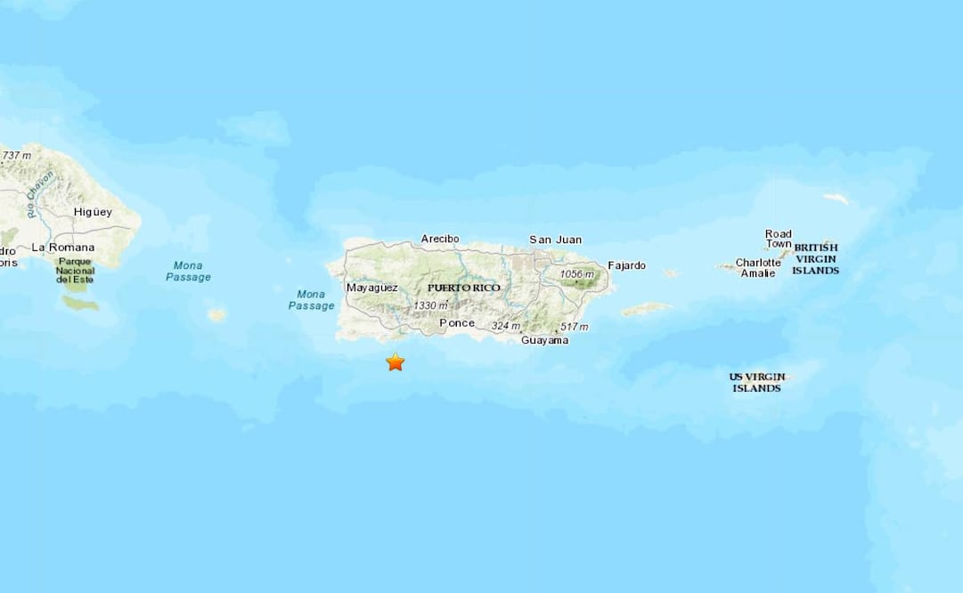 Hasta el momento no se reportan daños materiales o víctimas tras el sismo (Foto: Servicio Geológico de Estados Unidos)