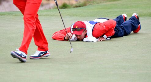 Caddie es expulsado por bronca con un aficionado en la President's Cup