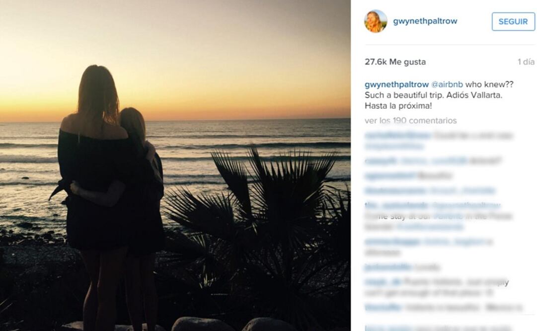 Foto: Tomada del Instagram de Gwyneth Paltrow