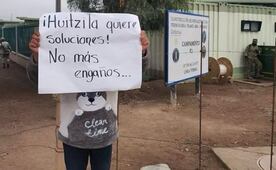 Vecinos de Tizayuca, Hidalgo, se manifiestan contra obras del tren AIFA-Pachuca; denuncian daños en viviendas y calles