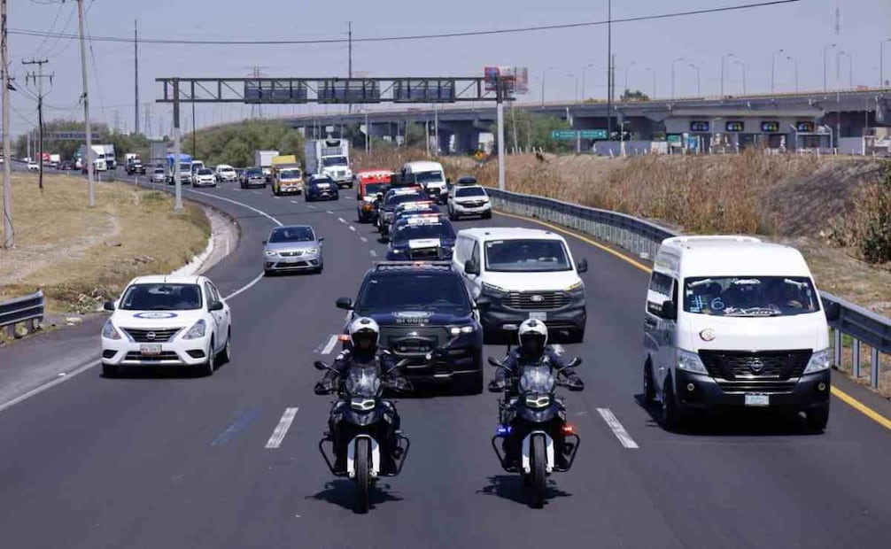 Despliegan acciones de seguridad en acceso al AIFA rumbo al Mundial / Foto: Especial