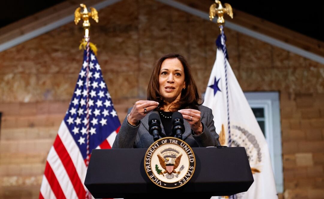 Vicepresidenta de Estados Unidos, Kamala Harris. Foto: Ilustrativa. AFP