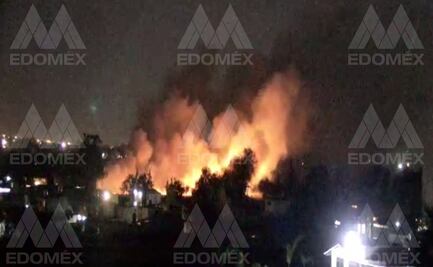 Registran incendio en fábrica de Cuautitlán Izcalli