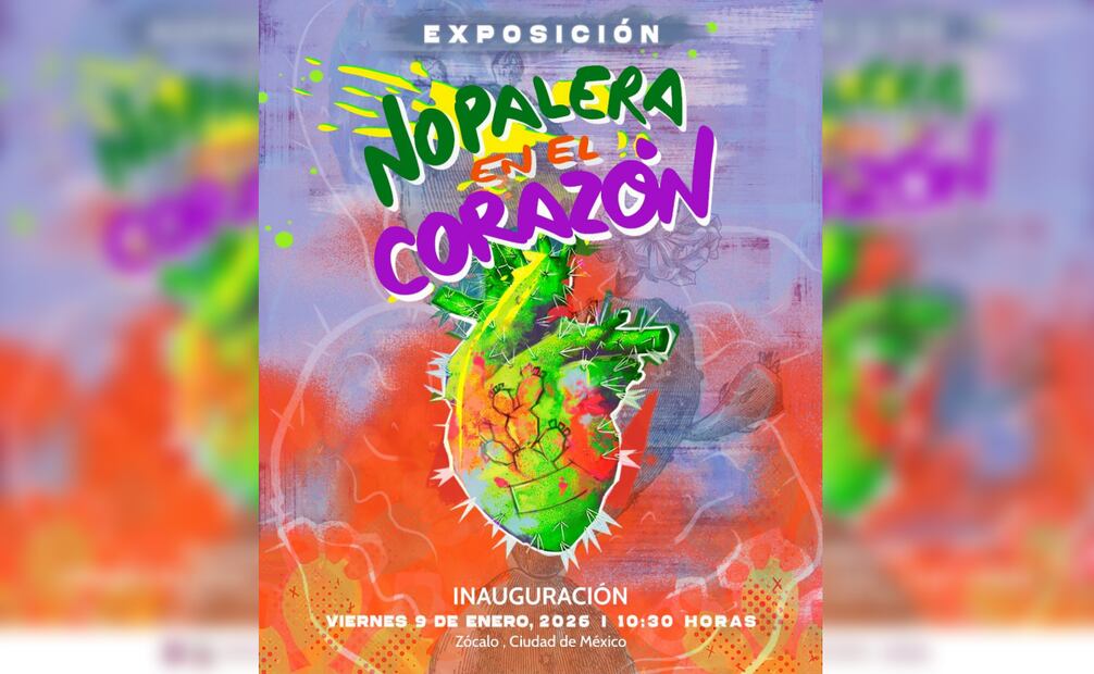 Exposición “Nopalera en el Corazón” llega al Zócalo de la CDMX; hay decenas de esculturas con forma de nopales.
Foto: Especial.