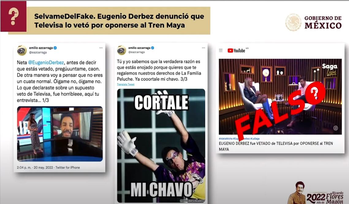 Ana Elizabeth García Vilchis aseguró que el actor alegó censura para llamar la atención. Foto: especial