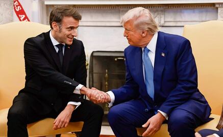 Macron insta a empresas a suspender inversiones en EU; califica aranceles de Trump de "brutales" e "infundados"