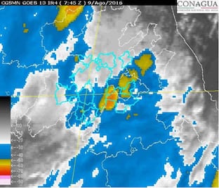 Se registra lluvia ligera en 6 delegaciones