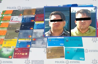 Caen 2 por el delito de robo de tarjetas bancarias en Cuautitlán Izcalli 