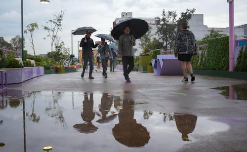 Tlalpan Elevated Park Floods for Second Day Amid Heavy Rains
