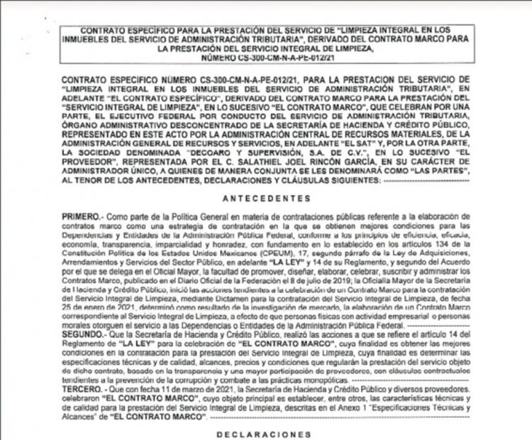 Contrata el SAT a empresa evasora