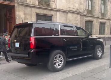 Janet Yellen, secretaria del Tesoro de EU, llega a Palacio Nacional para reunirse con AMLO