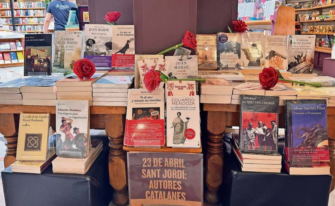 La Delegación del Gobierno de Cataluña en México festejará al libro al promover las obras de autores catalanes. (23/04/2025) Foto: Gobierno de Cataluña en México