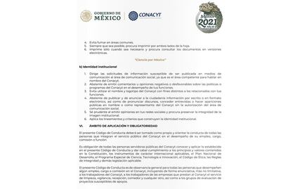 Conacyt amenaza a su personal con sanciones si critican a la institución