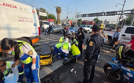 Unidad del Metrobús atropella a madre e hijo, ambos resultan con traumatismos; el operador fue detenido