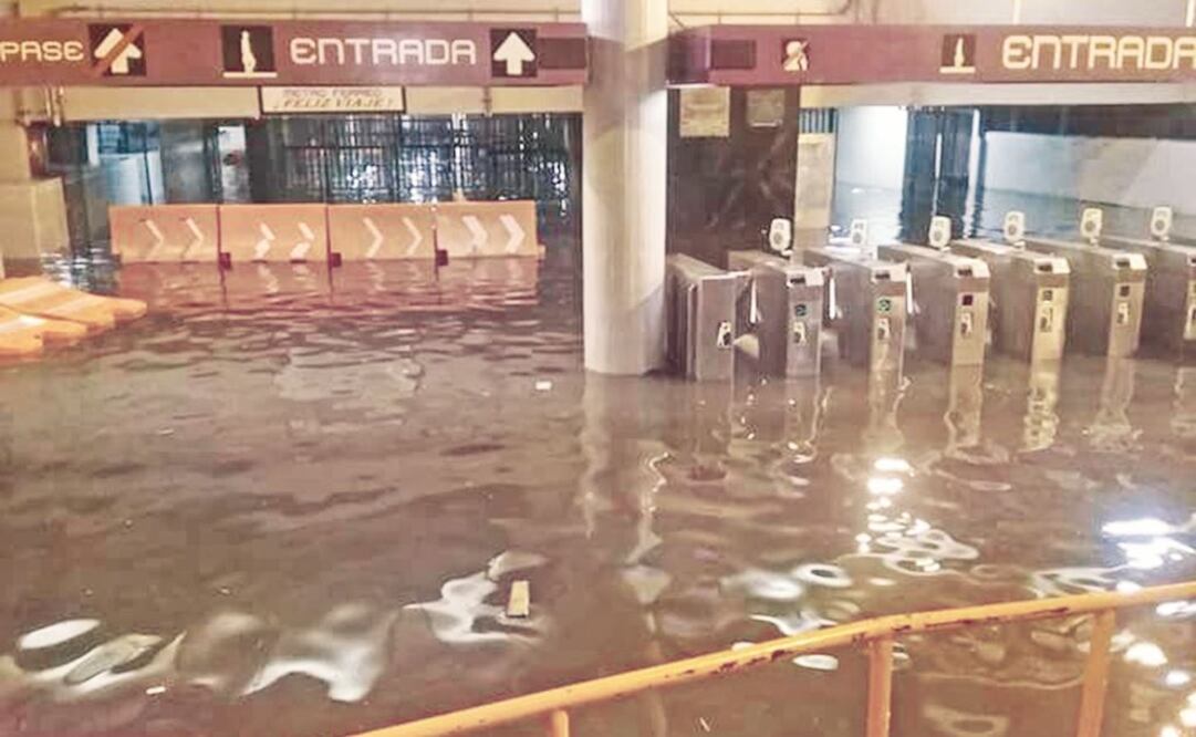 Alista Metro operativo contra inundaciones