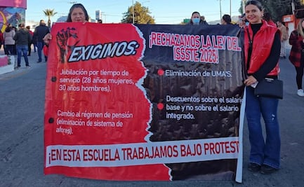 Docentes de Colima inician paro contra reforma a ley del ISSSTE; exigen que no se modifique tiempo de jubilación