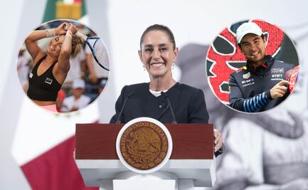 Sheinbaum felicita a Renata Zarazúa por su victoria en el US OPEN; le desea suerte a "Checo" Pérez en escudería Cadillac