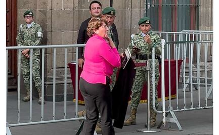 Delfina Gómez asiste a reunión del IMSS-Bienestar en la CDMX