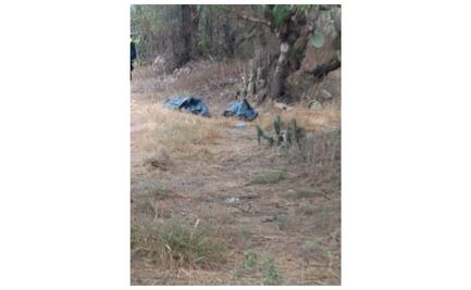 Abandonan dos cadáveres en bolsas de plástico en Teotihuacán