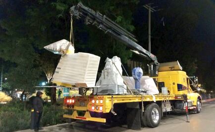 ​Tras dos años, restauran esculturas del Parque Lineal de Mixcoac