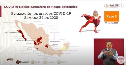 Campeche, primer estado amarillo en semáforo epidemiológico por Covid-19