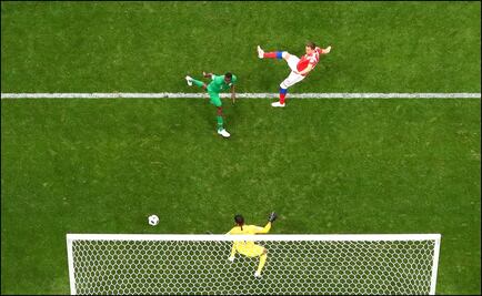 El gol de Artem Dzyuba ante la selección de Arabia Saudita