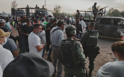 Marchan tras desaparición de jóvenes por supuestos elementos de la Guardia Nacional en Michoacán