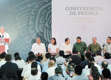 Plantea AMLO inicio de pacificación para 2020