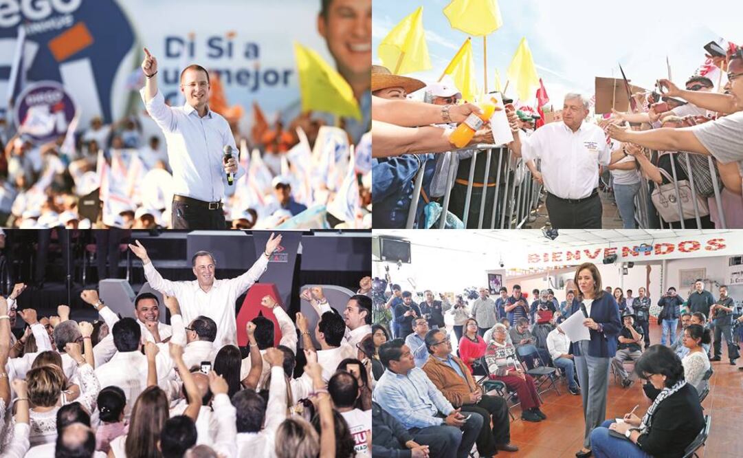 Ricardo Anaya arrancó con una gira por Jalisco; López Obrador estuvo en Ciudad Juárez; El primer acto de José Antonio Meade fue en Mérida; Margarita Zavala visitó Ecatepec, en el Edomex (ARIEL OJEDA, VALENTE ROSAS, GERMÁN ESPINOSA y YADÍN XOLALPA )