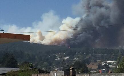 Incendio forestal obliga a evacuación de 100 familias en Veracruz