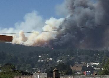Incendio forestal obliga a evacuación de 100 familias en Veracruz