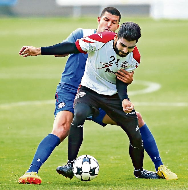 La Máquina consiguió su primer triunfo al mando del estratega europeo Francisco Jémez, en partido amistoso (AGUSTÍN CUEVAS. IMAGO7)