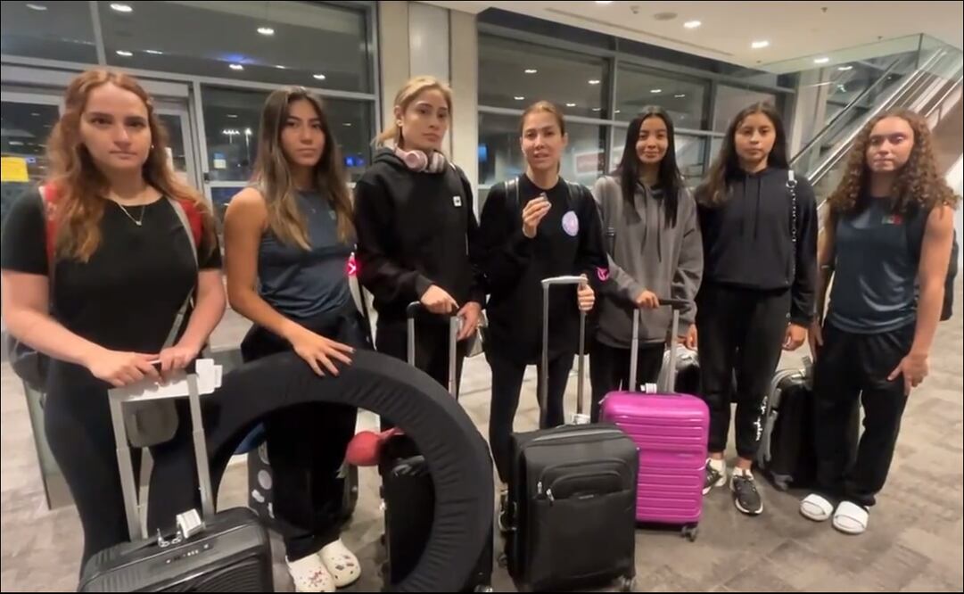 Ya vuelan a México las seleccionadas de Gimnasia Rítmica que se encontraban en Israel - Foto: Especial