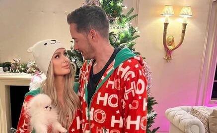Paris Hilton comparte fotos navideñas con sus hijos y... otras en lencería