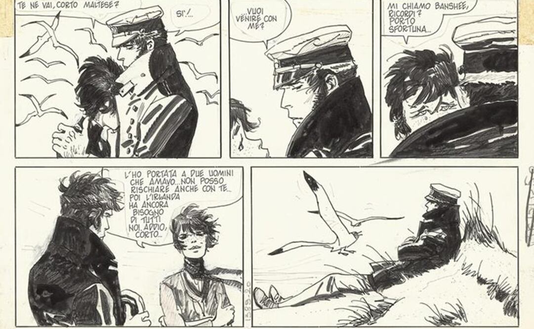 El museo muestra el trabajo de  Hugo Pratt, el creador de Corto Maltés, veinte años después de su muerte  Foto:EFE