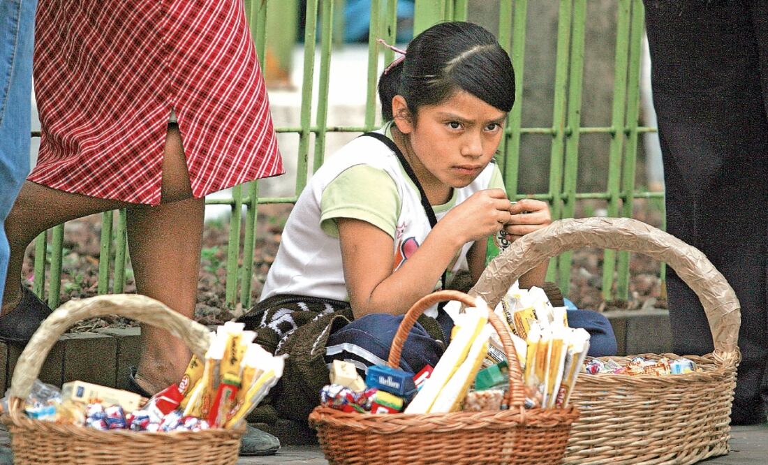 La explotación infantil se debe inhibir para salvaguardar a los menores de los riesgos que pueden ocurrir en la vía pública, dijeron legisladores (ARCHIVO EL UNIVERSAL)