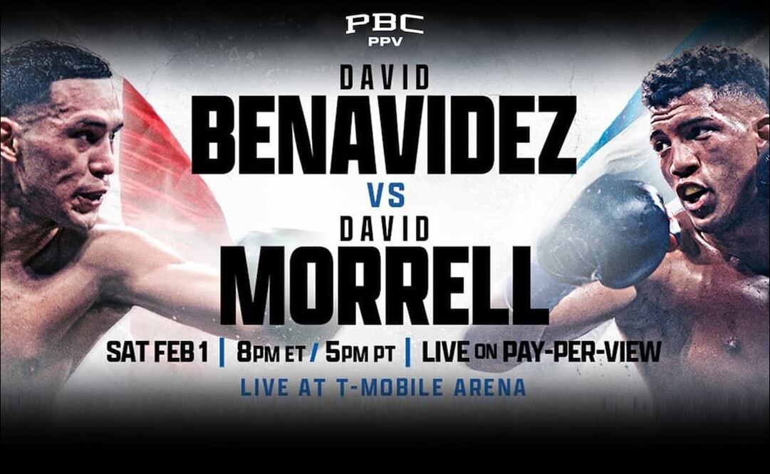 David Benavidez y David Morrell / FOTO: ESPECIAL