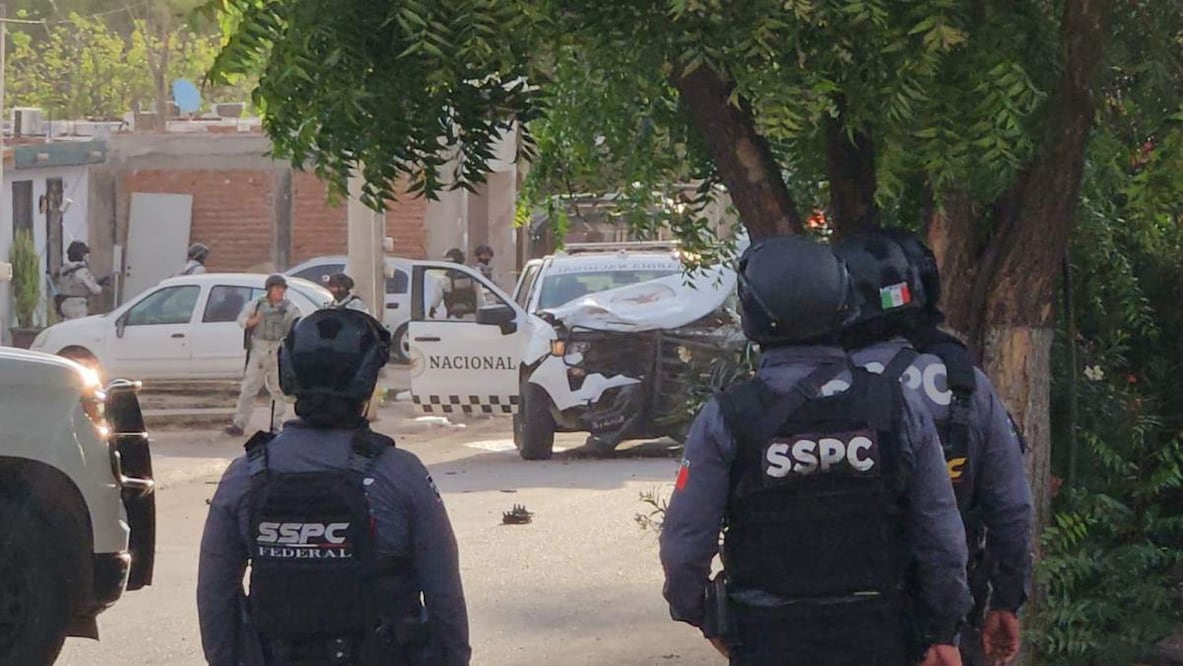 Tres elementos de la Guardia Nacional resultaron heridos tras un choque luego de un enfrentamiento con un grupo armado que intentó privar de la libertad a una persona. | Foto: Especial.